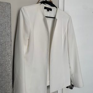 White open blazer